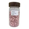 Pink tablet glass bottle portable storage bottle for medicines and health products packaging container Item Picture